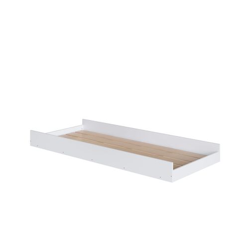 Cama Auxiliar com Rodízios Branco Branco