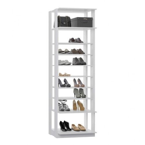 Estante Closet 1009 com 8 Prateleiras Branco