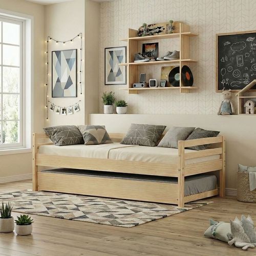 Bicama Solteiro Infantil Prime Casatema Natural