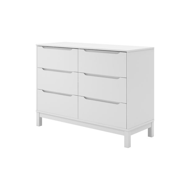 Cômoda Infantil Cozy com 6 Gavetas - Branco