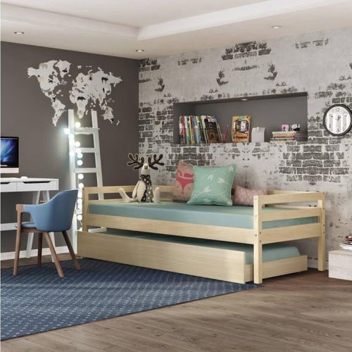 Bicama Solteiro Juvenil Prime Natural - Casatema