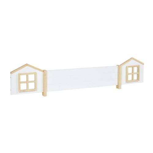 Grade Frontal Infantil Janelinhas Casatema - Branco/Natural