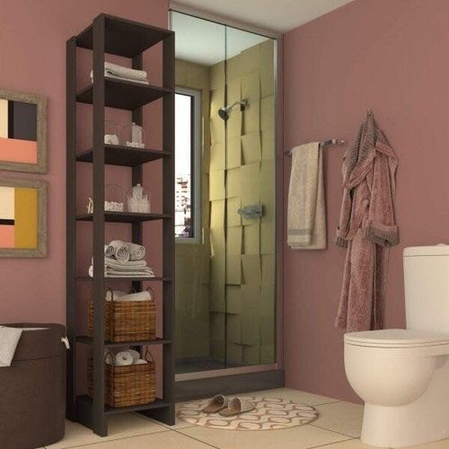 Estante Closet 40cm com 6 Prateleiras - Grafite