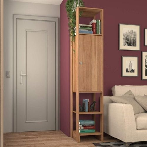 Estante Closet com 1 Porta e 3 Nichos - Montana