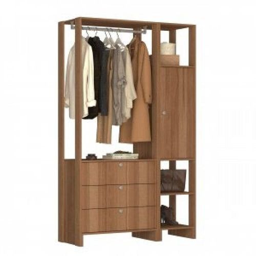 Estante Closet Yes com 1 Porta e 3 Gavetas - Montana