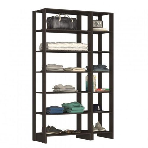 Estante Closet Yes 120cm com 12 Prateleiras - Grafite