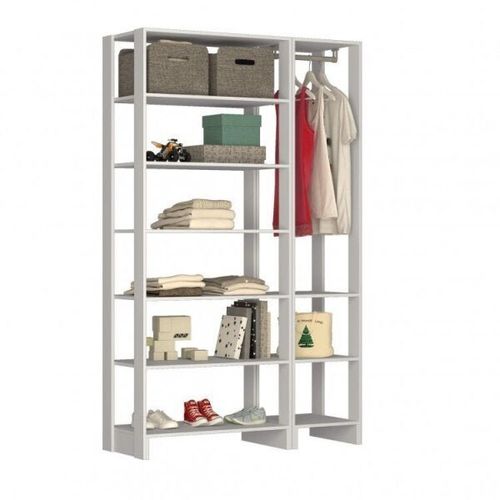 Estante Closet Yes 120cm com 9 Prateleiras - Branco