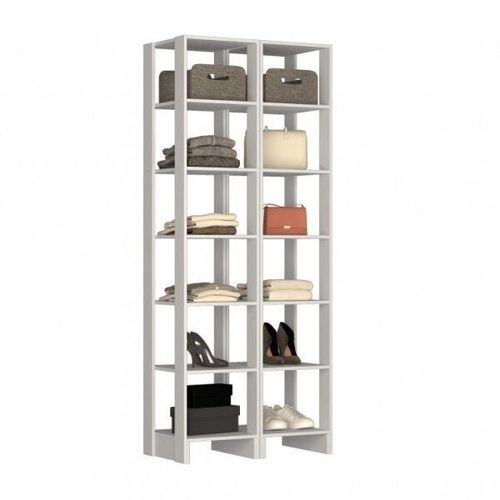 Estante Closet Yes 80cm com 12 Prateleiras - Branco