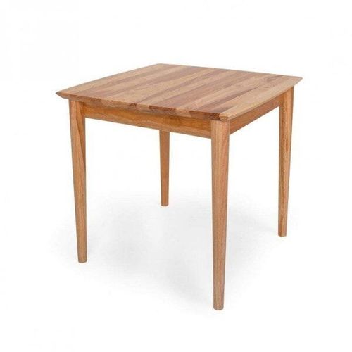 Mesa de Jantar Quadrada Milena 80 cm Madeira Eucalipto - Natural