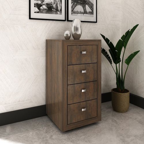 Gaveteiro com 4 Gavetas - Rústico