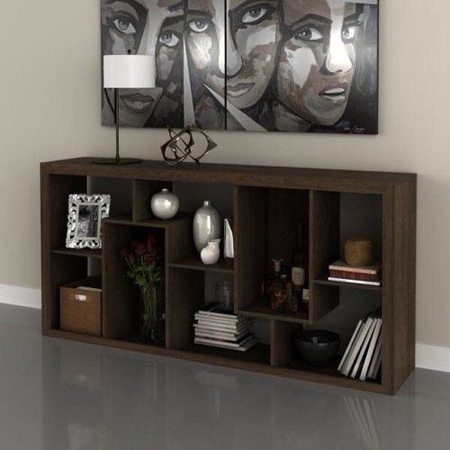 Estante Multiuso com 8 Nichos - Rústico