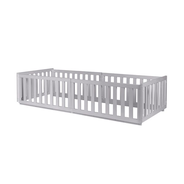 Grade Berço para Beliche Montessoriano Prime Cinza - Casatema