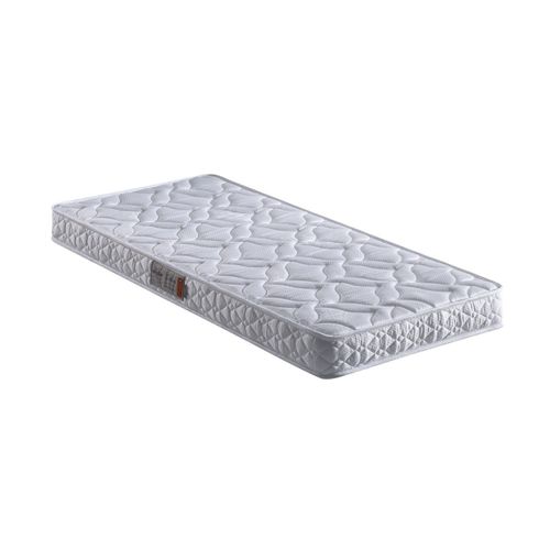 Colchão Berço Infantil D18 Espuma Natural Bordado 70x130x12cm Ecoline Branco