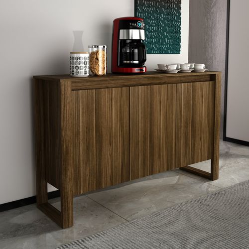 Balcão de Escritório com 3 Portas - Nogal