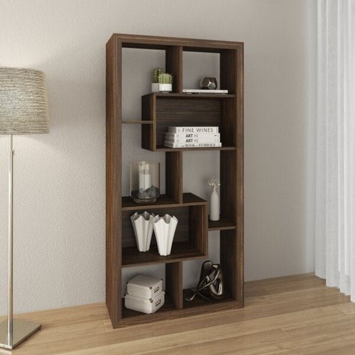 Estante Multiuso com 8 Nichos - Nogal