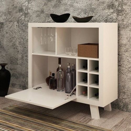 Adega para 6 Garrafas e 1 Porta - Branco