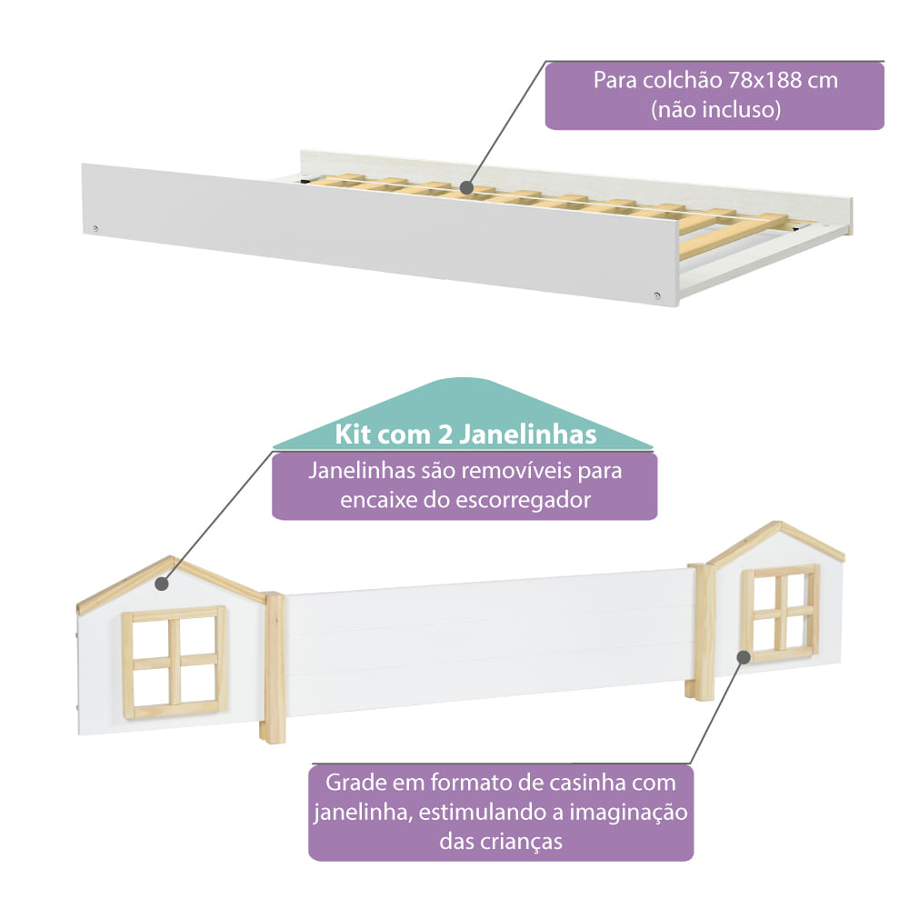 Escorrega infantil para interior ou exterior verde Homcom 331-004GN -  Habitium®