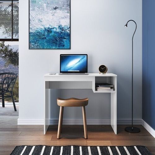 Escrivaninha 1 Nicho 91cm Office Noronha Genialflex Branca