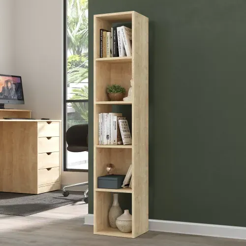 Estante Torre com 5 Nichos 150 cm - Carvalho
