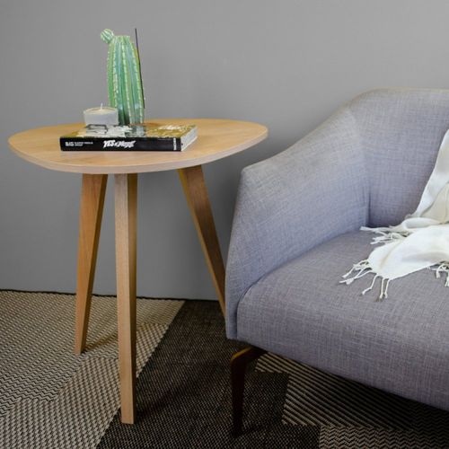 Mesa de Canto Munique - Carvalho