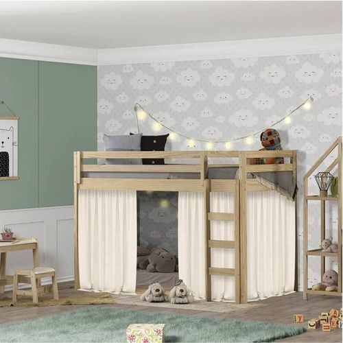 Beliche Montessoriana Prime com Tenda Natural/Creme -Casatema