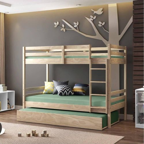 Treliche Teen Play em Madeira Maciça Natural - Casatema