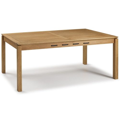 Mesa de Jantar 180x93cm Traço Linha Traço Bege/Stain Jatobá Stain Jatobá