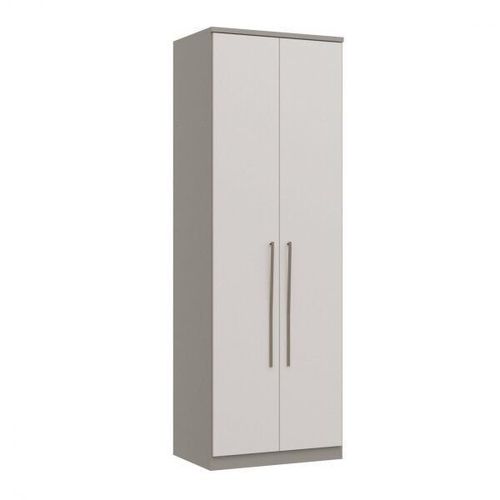 Guarda Roupa Modulado Elegance 2 Portas e 2 Gavetas-Níquel/Blanc