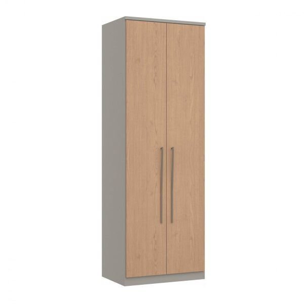 Módulo de Guarda Roupa 2 Portas 2 Gavetas Elegance Níquel/Angelin