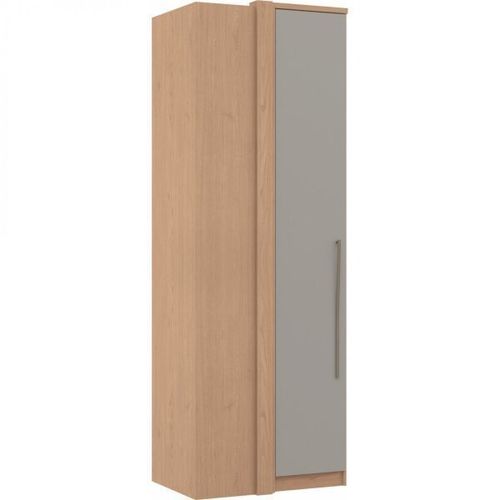 Guarda Roupa Modulado Elegance Canto Reto 1 Porta-Angelin/Níquel