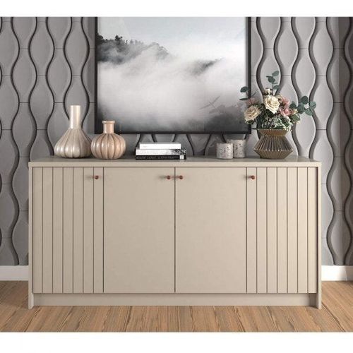 Buffet Aparador 4 Portas 152x76cm Lia Off White