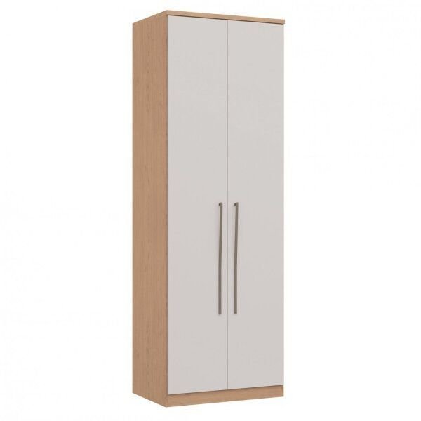 Módulo de Guarda Roupa 2 Portas 2 Gavetas com Cabideiro Elegance Angelin/Blanc