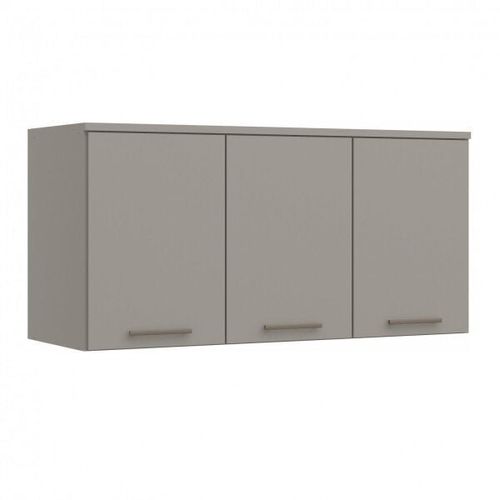 Armário Aéreo Modulado Elegance 3 Portas - Níquel
