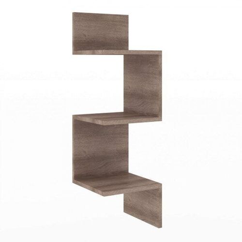 Nicho de Canto com 3 Prateleiras - Rústico