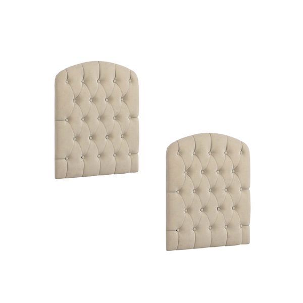 Kit Capitonê Harmonia em Suede - Marfim