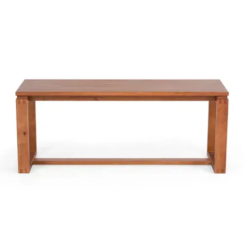 Banco Craft 140cm em Madeira Maciça - Garapa