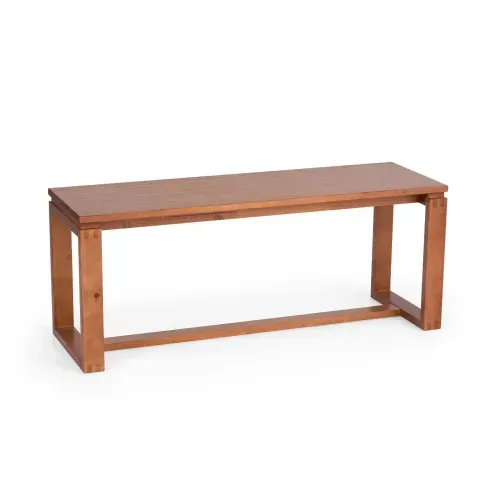 Banco Craft 120cm em Madeira Maciça - Garapa
