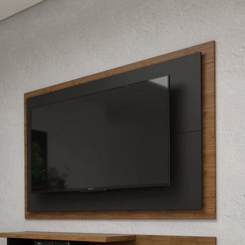 Painel Suspenso Happy 150cm para TV - Preto/Garapa
