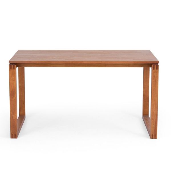 Mesa De Jantar 4 Lugares retangular Madeira Maciça Craft Garapa