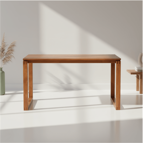 Mesa De Jantar 4 Lugares retangular Madeira Maciça Craft Garapa