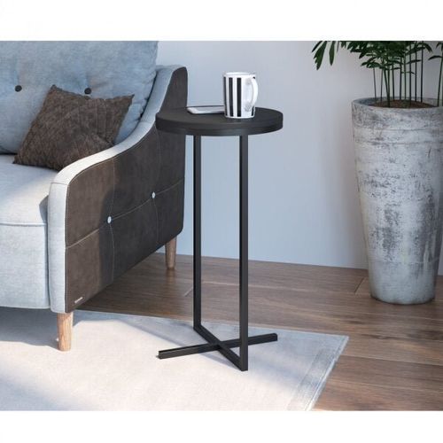 Mesa Lateral Industrial Volpi Alta - Preto