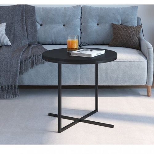 Mesa Lateral Volpi Media Artesano Preto Preto