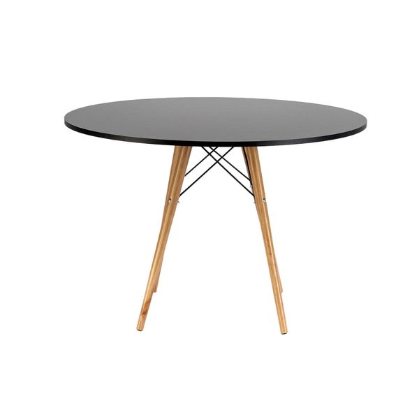 Mesa de Jantar Redonda Eiffel 90 cm - Preto