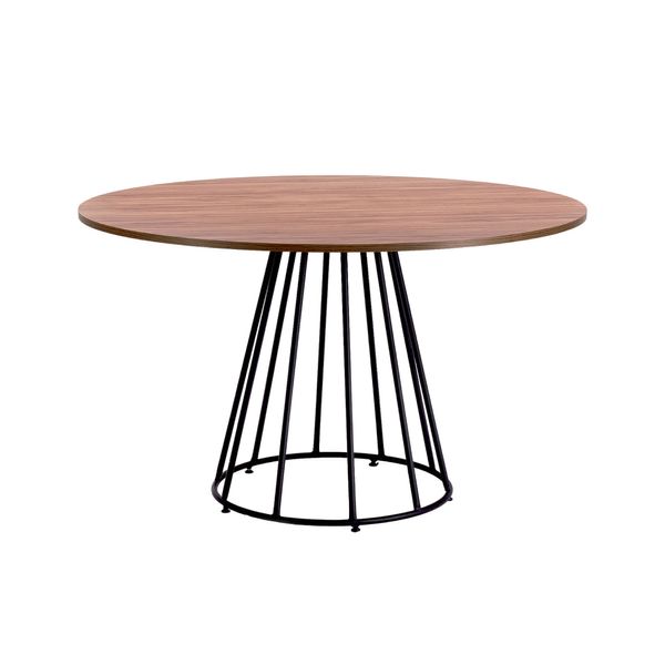 Mesa de Jantar Redonda Industrial Vicking 120 cm - Cinamomo