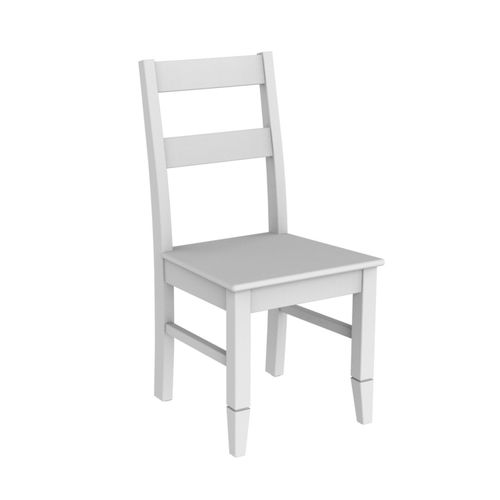 Kit 2 Cadeiras Vogue em Madeira Maciça - Branco