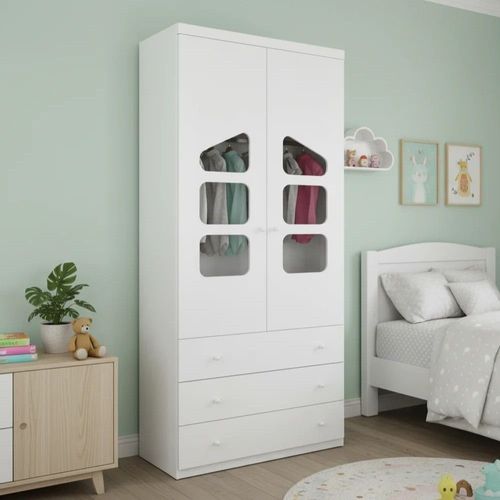 Guarda Roupa Infantil Eloisa com 2 Portas - Branco
