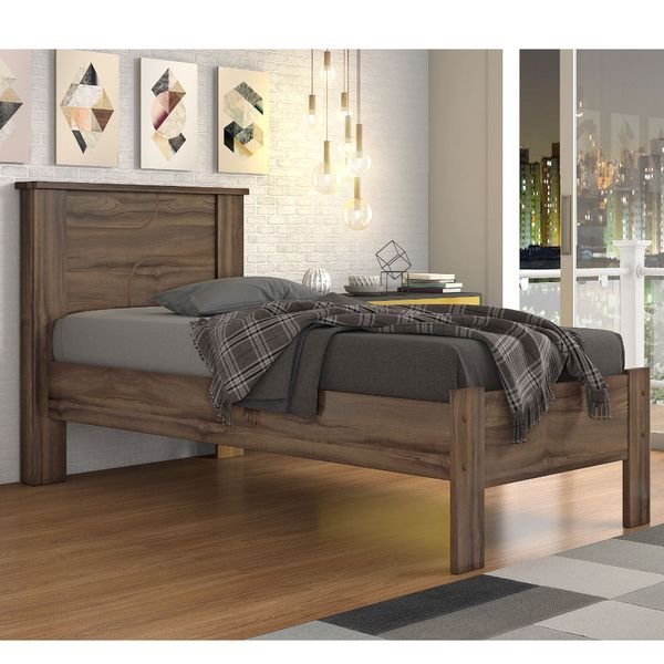 Cama Solteiro Summer - Café