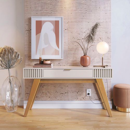 Aparador 1 Gaveta Riviera Colibri Móveis Off White