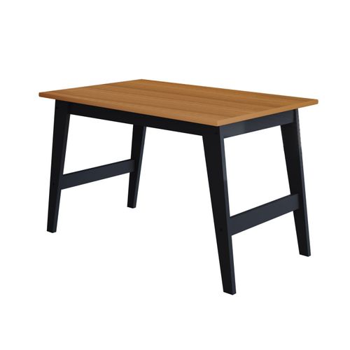 Mesa de Jantar Turquia 130 cm - Chumbo/Natural