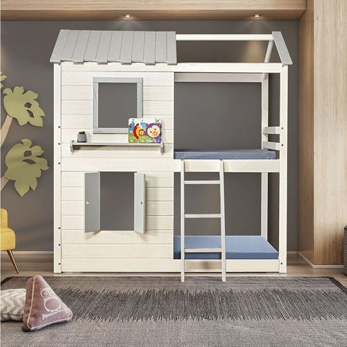 Beliche Montessoriano Club House Premium Branco/Cinza - Casatema